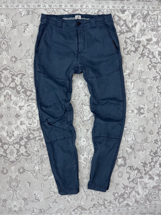 C.P. Company Other - C.P. Company Navy Ergonomic Fit Utility Chinos with Jogger Cuff - Size 46